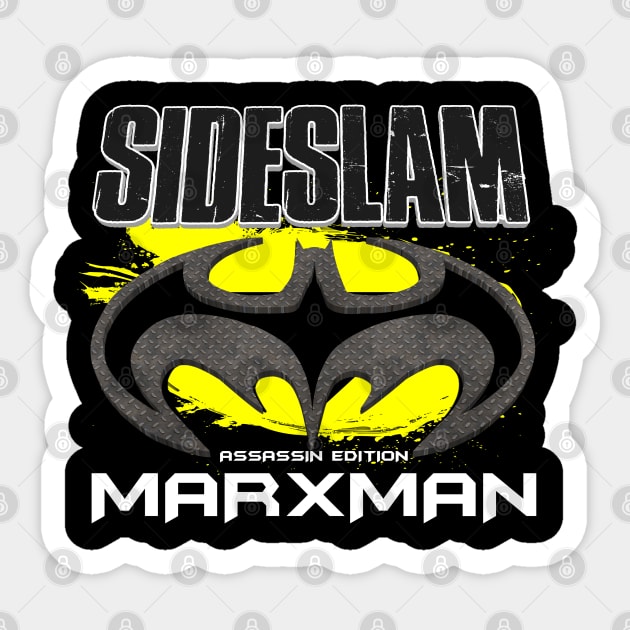 SideSlam Marxman Edition Sticker by TankByDesign